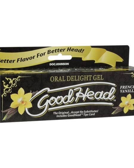 Goodhead - Oral Delight Gel - 4 Oz Tube - French Vanilla