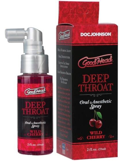 GoodHead Deep Throat Spray-Wild Cherry 2oz