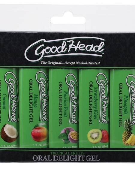 GoodHead Oral Delight Gel-Tropical 1oz 5PK