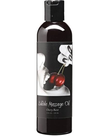 Earthly Body Edible Massage Oil-Cherry Burst 8oz