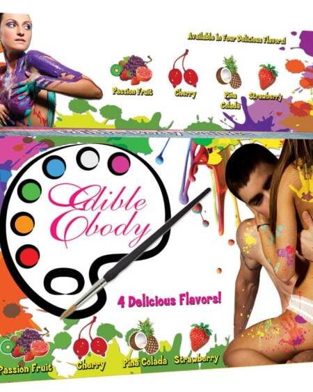 Edible Body Play Paints 4pk