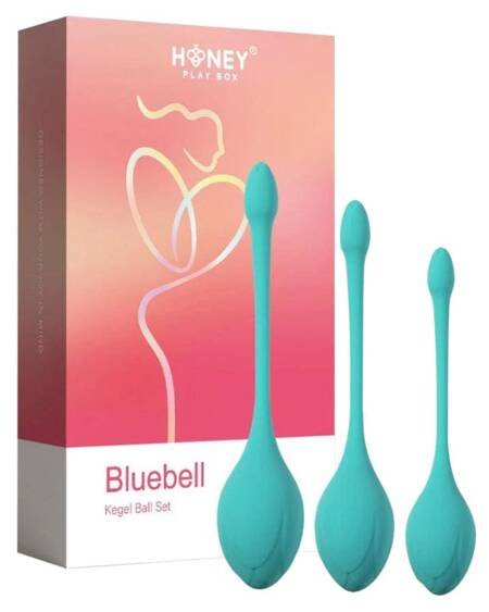 Honey Play Box Bluebell Floral Kegel Ball Exercise Set