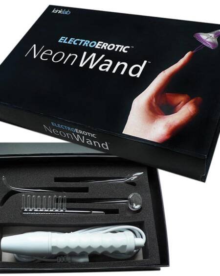 Kinklab Neon Wand Electrosex Kit-Purple/110V
