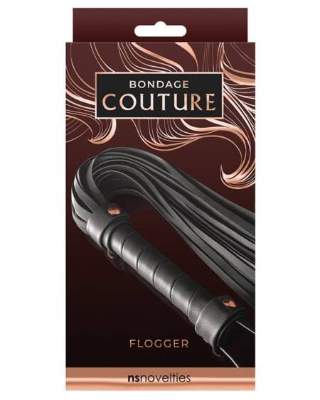 Bondage Couture Flogger-Black