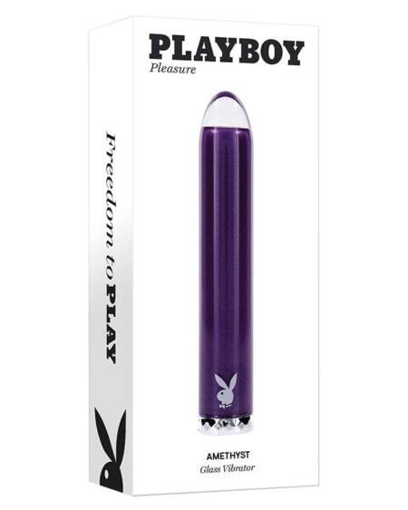 Playboy Amethyst Glass Vibrator