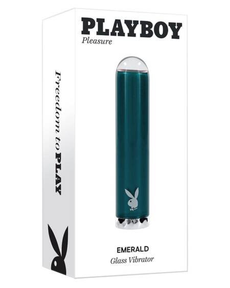 Playboy Emerald Glass Vibrator