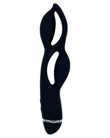 Pepper Paramour G-Spot & A-Spot Vibrator black/silver)