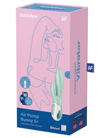 Satisfyer Air Pump Bunny 5+-Mint