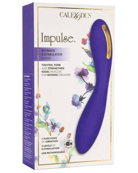Impulse Intimate E-Stimulator Wand-Purple 8.5