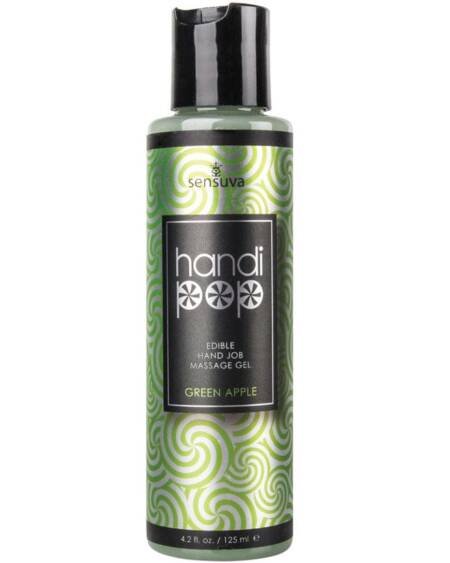 Sensuva Handi-Pop Hand Job Massage Gel-Green Apple