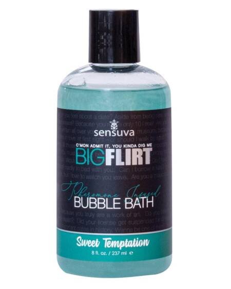 Sensuva Big Flirt Pheromone Bubble Bath-Sweet Temptation 8 oz