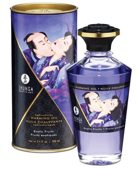 Shunga Aphrodisiac Warming Oil-Exotic Fruits 3.5oz