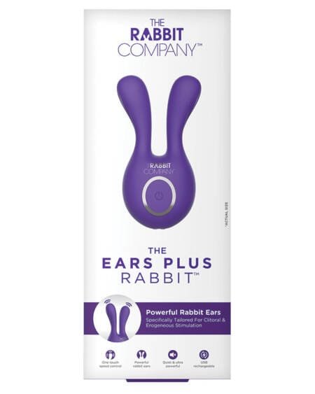 The Ears Plus Rabbit-Purple