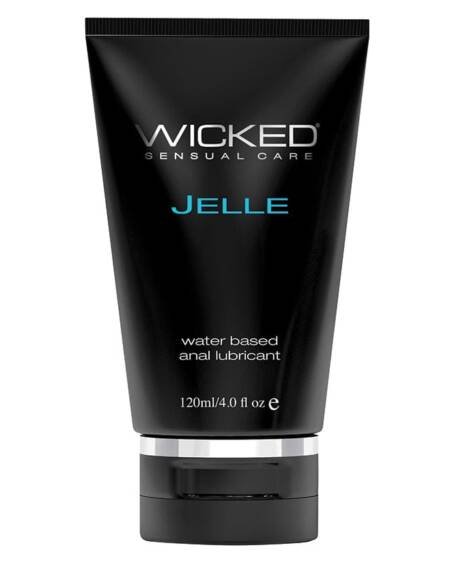 Wicked Jelle Waterbased Anal Lubricant 4oz
