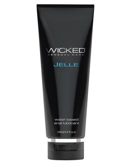 Wicked Jelle Waterbased Anal Lubricant 8oz