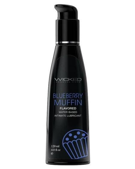 Wicked Aqua Flavored Lube-Blueberry Muffin 4oz