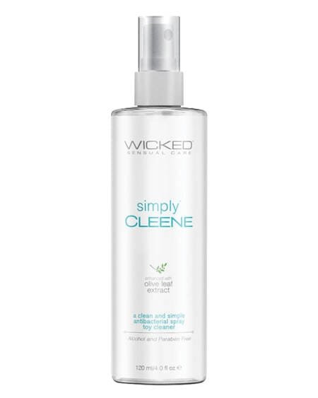 Wicked Simply Cleene Alcohol and Paraben Free Toy Cleaner Spray 4oz