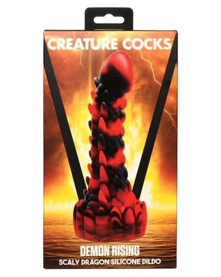 Creature Cocks Demon Rising Scaly Dragon Silicone Dildo