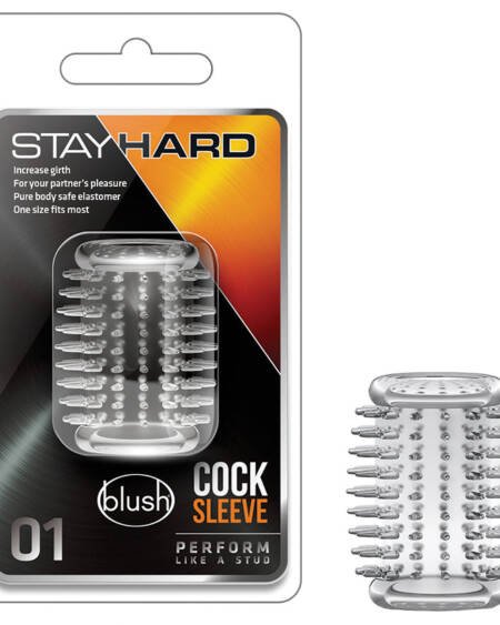 Stay Hard Cock Sleeve 01-Clear