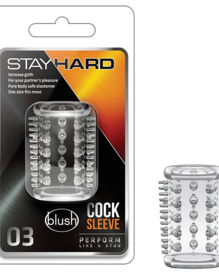 Stay Hard Cock Sleeve 03-Clear