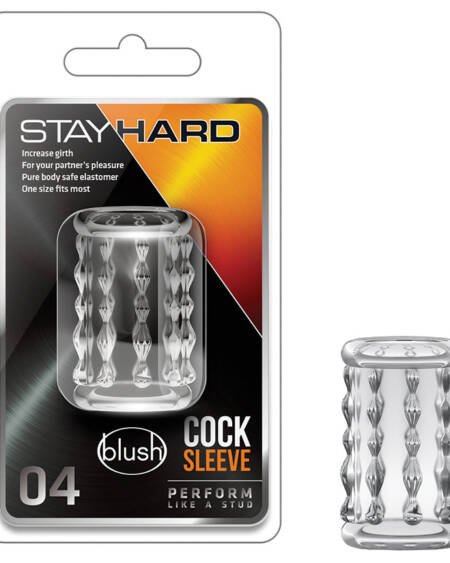 Stay Hard Cock Sleeve 04-Clear