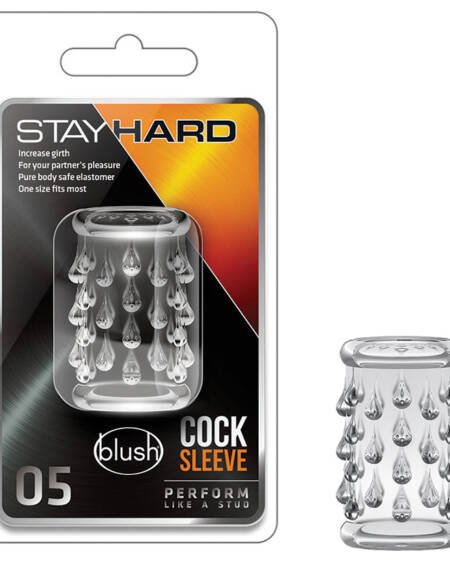 Stay Hard Cock Sleeve 05-Clear