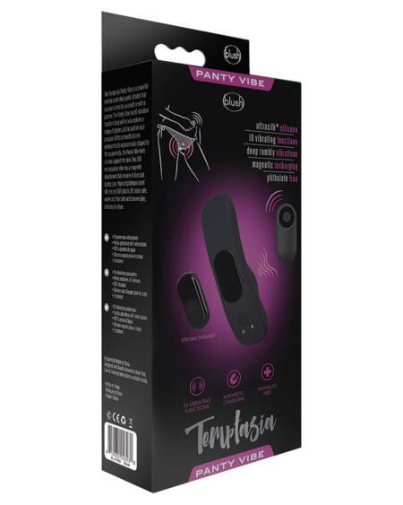 Temptasia Remote Control Panty Vibe-Black