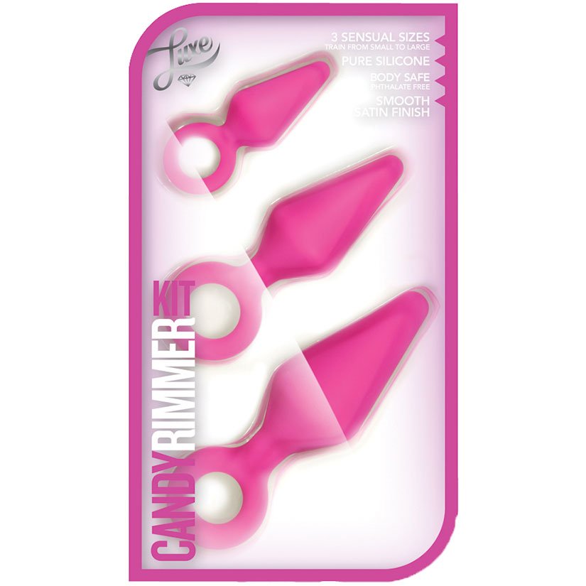 Blush Luxe Candy Rimmer 3-Piece Anal Training Kit - Fuchsia