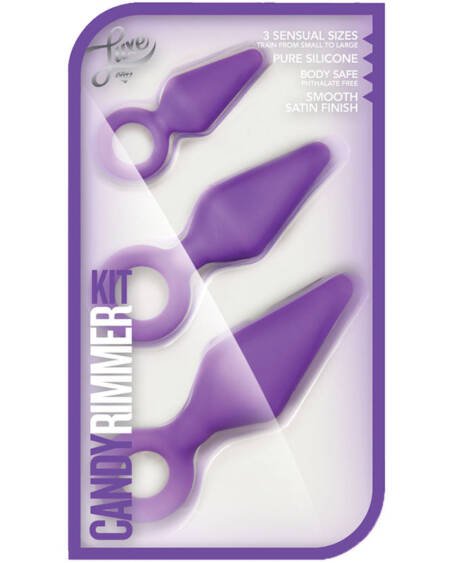 Blush Luxe Candy Rimmer 3-Piece Anal Training Kit - Purple