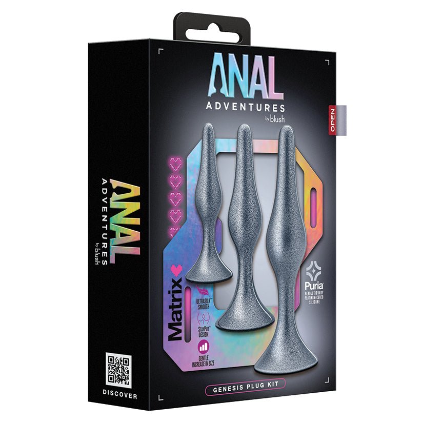 Anal Adventures Platinum Matrix Genesis Plug Kit