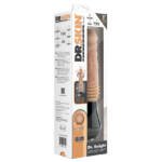 Dr. Skin Silicone Dr. Knight Thrusting Gyrating Vibrating Dildo-Beige