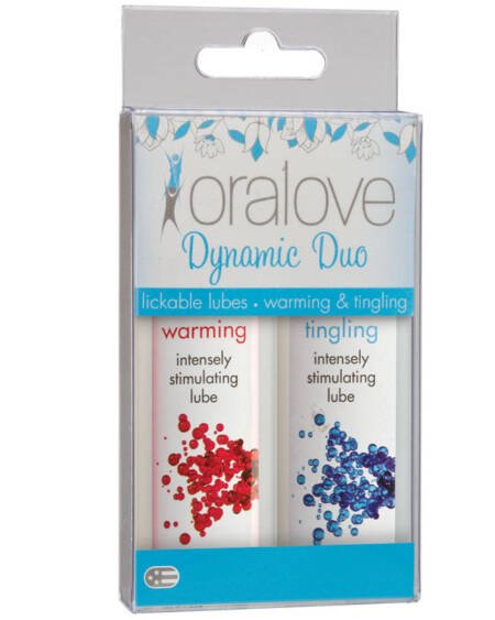 Oralove Dynamic Duo Lube-Warming & Tingling