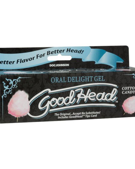 Goodhead - Oral Delight Gel - 4 Oz Tube - Cotton Candy