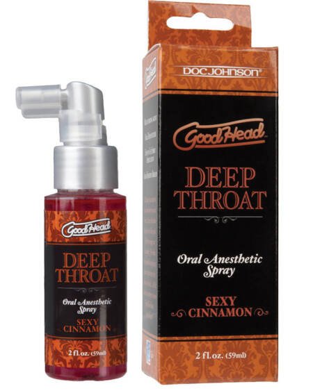 GoodHead Deep Throat Spray-Sexy Cinnamon 2oz