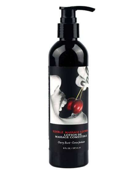 Earthly Body Edible Massage Lotion-Cherry 8oz