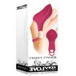Evolved Frisky Finger Vibrator - Burgundy