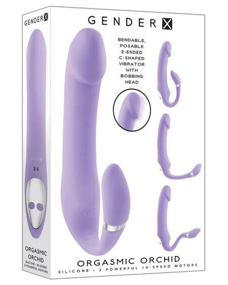 Gender X Orgasmic Orchid Dual Stimulation Vibrator