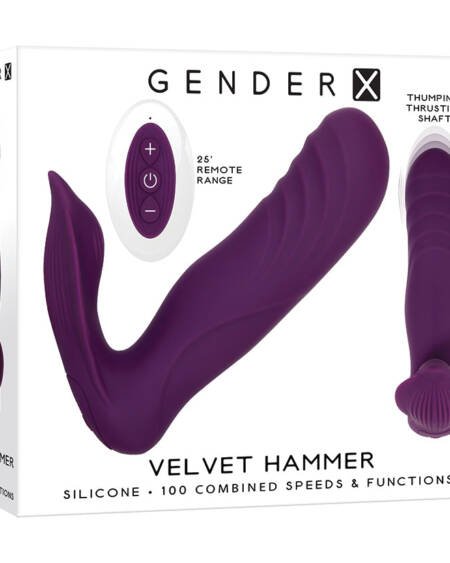 Gender X Velvet Hammer Dual Stimulation Vibrator