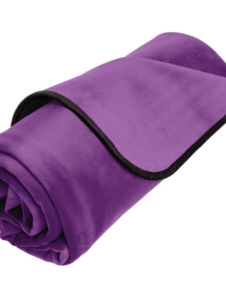 Liberator Fascinator Throw Aubergine