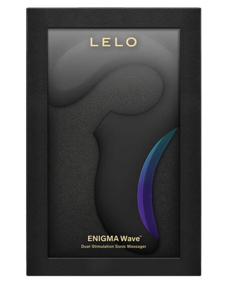 LELO Enigma Wave Dual Action Sonic Massager - Black