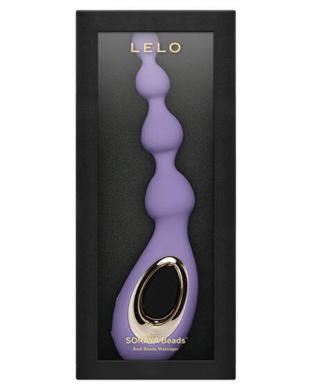 LELO Soraya Beads Vibrating Anal Massager - Violet Dusk
