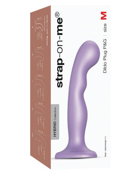 Strap-On-Me Dildo Plug P&G - Metallic Lilac Medium