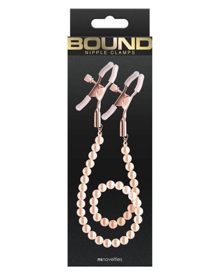 Bound Nipple Clamps DC1-Rose Gold