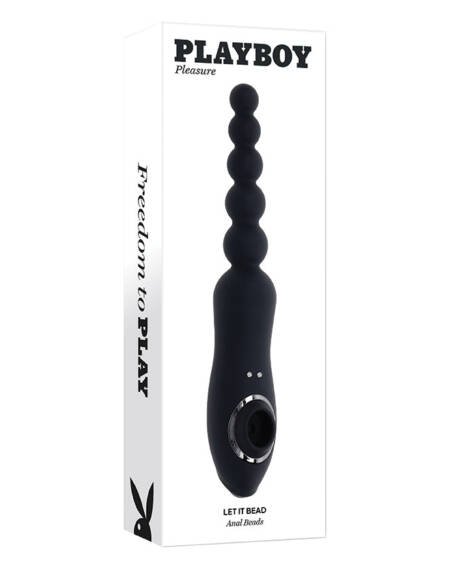 Playboy Let It Bead Dual-Ended Vibrating Beads & Suction