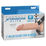 Fantasy X-Tensions Elite Hollow Strap On Dual Density Light 5"