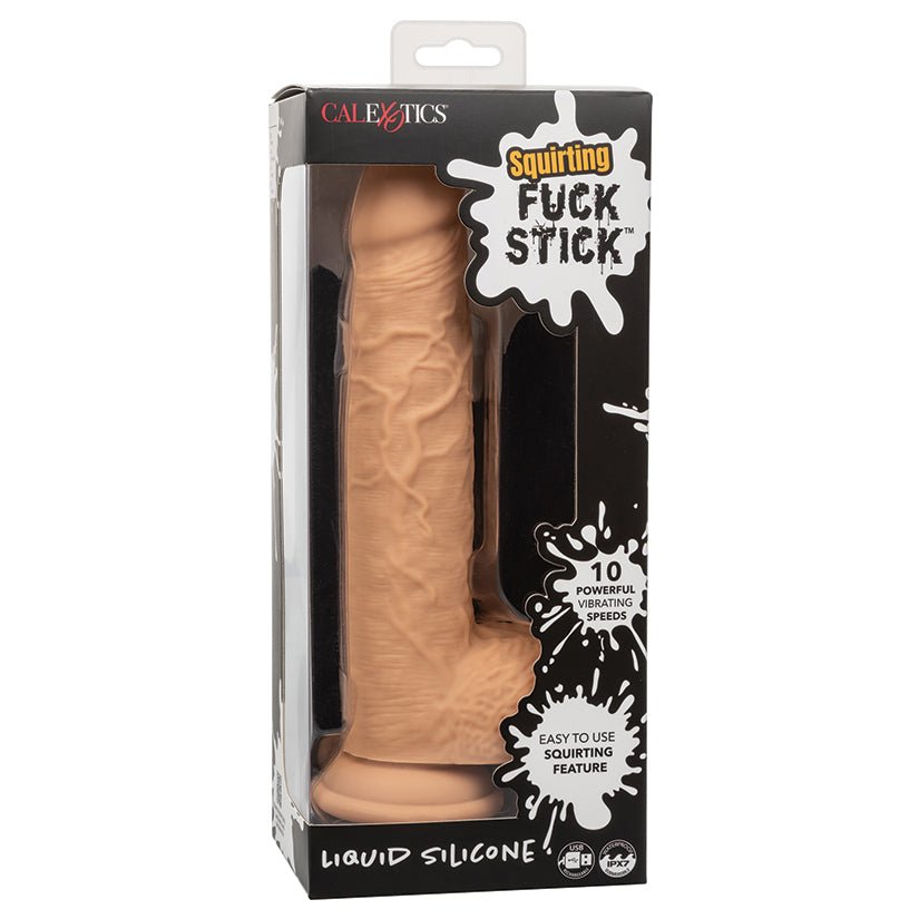 Squirting Dildo with Trigger Action - Ivory