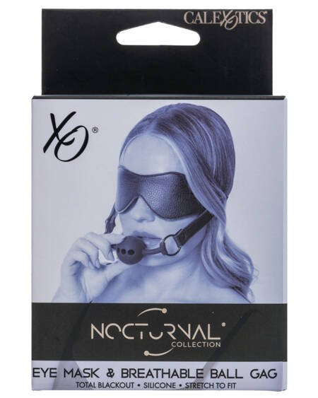 Nocturnal Collection Eye Mask & Breathable Ball Gag
