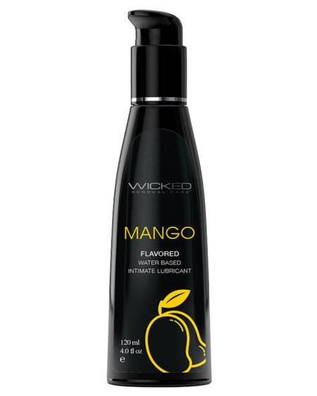 Wicked Aqua Flavored Lube-Mango 4oz
